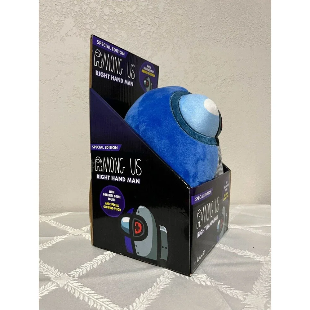Among Us Right Hand Man Plush with Original Sound and Glowing Visor